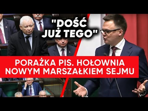 Hołownia nowym marszałkiem Sejmu. &amp;quot;Sejm nie będzie azylem dla przestępc&amp;oacute;w&amp;quot;