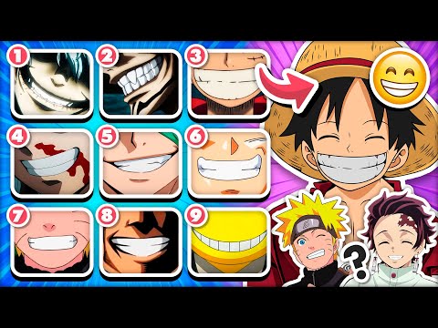 ANIME SMILE QUIZ 😁 How much do you know about anime? 🤔 Anime Quiz 🎮✅