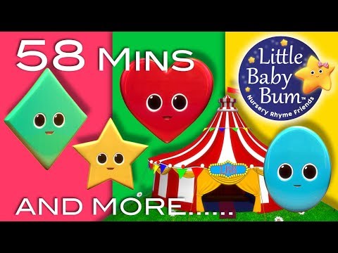 Learn with Little Baby Bum | Songs About Shapes | Nursery Rhymes for Babies | Songs for Kids