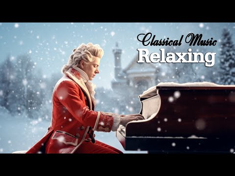 Classical music, quiet music, falling snow - Beethoven, Mozart, Chopin, Tchaikovsky, Bach 🎼