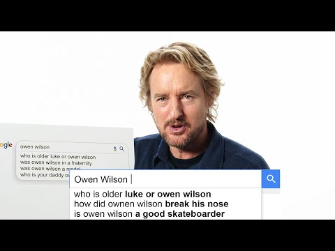 Owen Wilson Answers The Web&amp;rsquo;s Most Searched Questions | WIRED