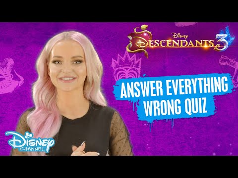 Descendants 3 | Dove Cameron Answers Everything Wrong  ? | Disney Channel UK