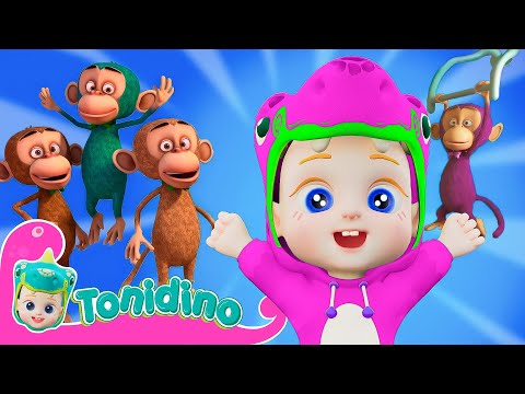 Go Round and Round | BABY BOSS Dance Monkey Cute | Tonidino Nursery Rhymes &amp; Kids Songs