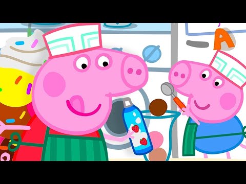 Peppa Pig's Makes A Very Messy Sundae Ice Cream 🐷 🍦 Adventures With Peppa Pig