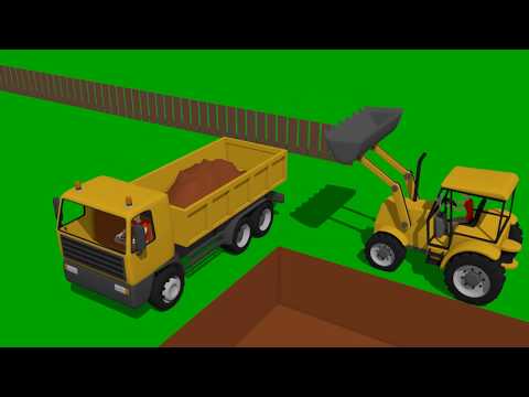 Truck &amp; excavator | Excavator and Loaders for kids Demonstration of Construction Machines for Kids