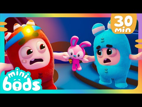 MINIBODS NEW! 🌟 Bedtime Binky Mystery 🌟| Bedtime for Kids | Baby Oddbods | Funny Cartoons for Kids