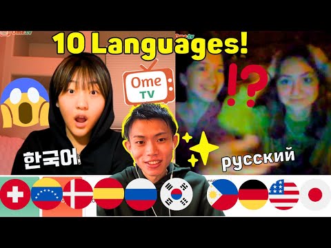 WHAT Happens When Polyglot Speaks Their Native Language to Foreigners? - Omegle