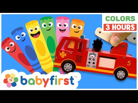 Toddler Learning Video | COLOR CREW | Songs, Magic, Toys &amp; More | 3 Hours Compilation | BabyFirst TV