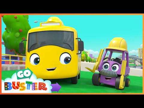 Buster Saves the Day - Stuck in the Mud! | Go Buster - Bus cartoons &amp; Kids stories | Kids Video