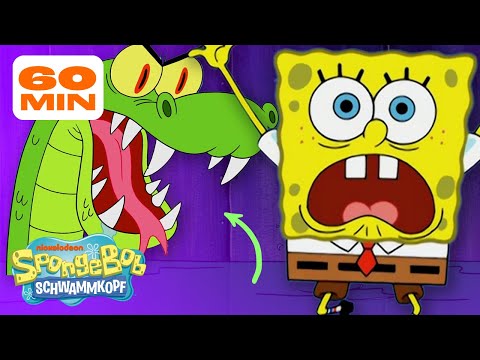 SpongeBob | 60 MINUTEN der merkw&uuml;rdigsten Seeungeheuer bei SpongeBob! 😱 | SpongeBob Schwammkopf