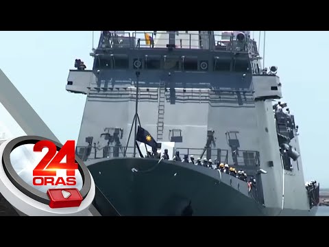 Barko ng Phl Navy, sumabak sa unang ASEAN-India Maritime Exercise sa Singapore | 24 Oras