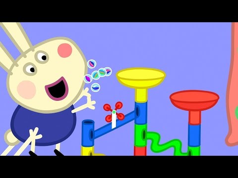 Peppa Pig's Brand New Marble Run Course! 🐷 🌈 Adventures With Peppa Pig