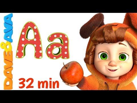 🔤 Alphabet Train and more ABC Songs | Alphabet song | Learn ABCs with Dave and Ava 🔤