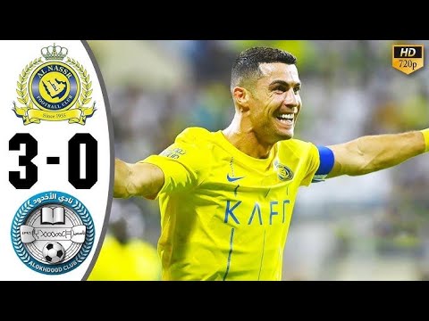 RONALDO SCORE DOUBLE: Al Nassr Vs Al Akhdood 3 - 0 / GOALS/HIGHLIGHT / SPL 2023