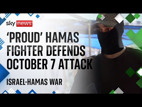 Hamas fighter in West Bank defends attack on Israel and vows to keep fighting