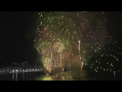 Rio welcomes 2024 with fireworks over Copacabana beach | AFP