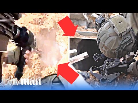 IDF soldiers fire back at Hamas gunman hiding in tunnel and attack with grenades after failed ambush