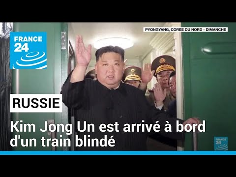 A bord d'un train blind&eacute;, Kim Jong Un est arriv&eacute; en Russie pour rencontrer Poutine &bull; FRANCE 24