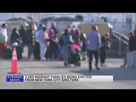 3,500 migrant families being evicted from NYC shelters