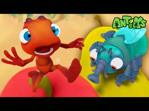 Antiks Plan Goes Pear-Shaped! 🍐 | 🐛 Antiks &amp; Insectibles 🐜 | Funny Cartoons for Kids | Moonbug