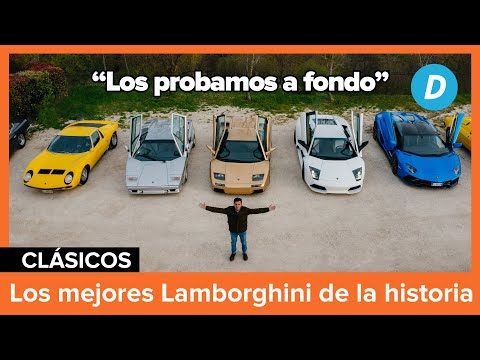 V12 a PRUEBA: Miura, Countach, Diablo, Murci&eacute;lago, Aventador | Historia de Lamborghini | Diariomotor