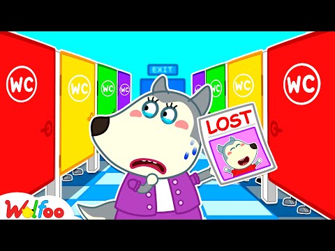 Oh No, Wolfoo Got Lost in the Public Restroom! - Wolfoo Kids Safety Tips 🤩 