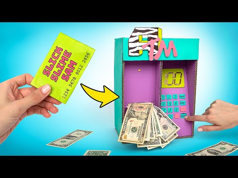 DIY Stylish ATM Machine With Money!