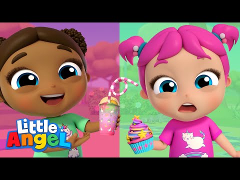 Cupcakes and Slushies - Choose Your Favorite with Jill | Little Angel Kids Cartoons &amp; Nursery Rhymes