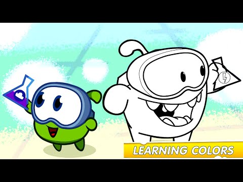 Colouring Book - Learning colours with Om Nom:  Eruption Disruption