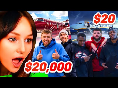 Freya Reacts to SIDEMEN $20,000 VS $20 PLANE TICKET