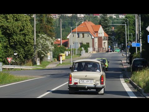 Trabant sraz v&yacute;let A&scaron;skem 24.6. 2023 