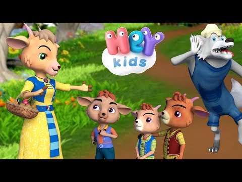 Capra Cu Trei Iezi 🐺 Povesti pentru copii | HeyKids - Desene animate