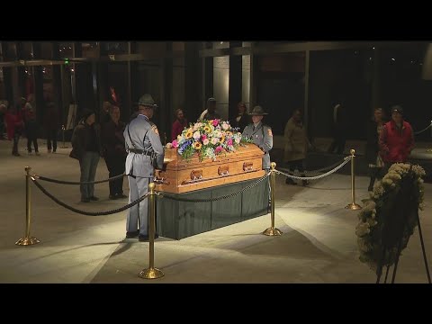 Public pays respects | Rosalynn Carter lies in repose