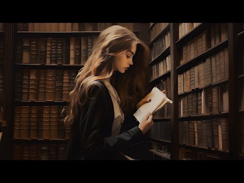 reading unknown books in an abandoned library - dark academia playlist