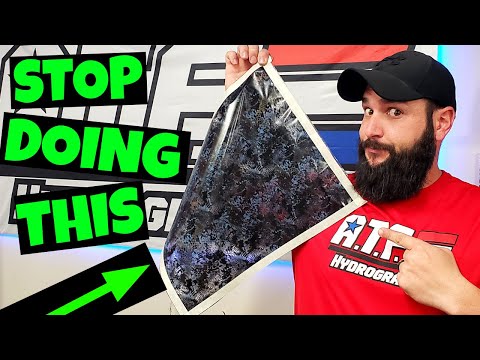 Want to get better at hydro dipping? Stop Doing This!