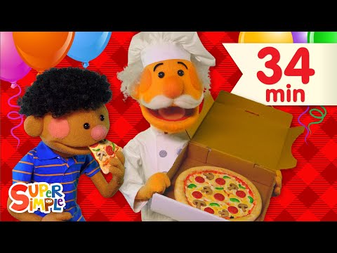 Pizza Party  + More | Super Simple Songs