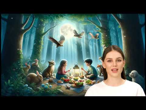 The Moonlit Picnic | Ozzy and Anie's Enchanted Forest Adventure 