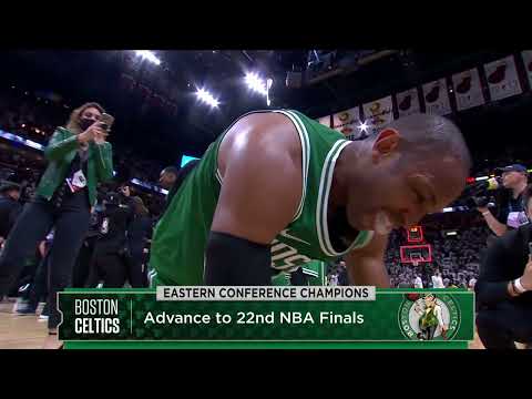 Boston Celtics Celebrate Game 7 Victory