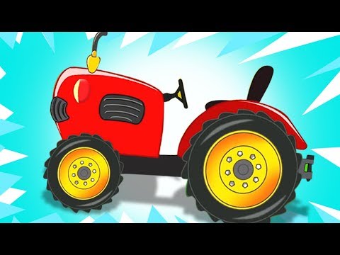 Kids Play Time Portugu&ecirc;s | Rimas para crian&ccedil;as | Trator carro Garagem | Tractor Car Garage For Kids