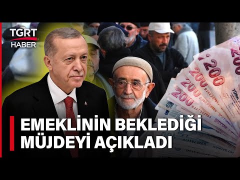 Cumhurbaşkanı Erdoğan'dan &amp;Ccedil;alışan Emekliye 'İkramiye' M&amp;uuml;jdesi - TGRT Haber