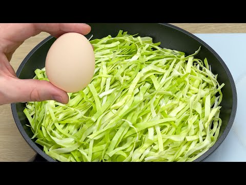 This cabbage and eggs recipe is so delicious that I can cook it every week # 226