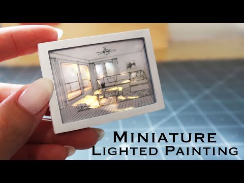 Miniature Light Up Painting Tutorial