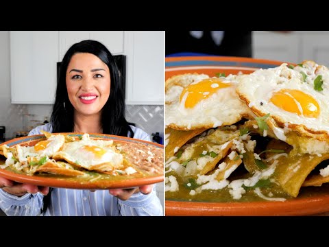 How to make THE BEST CHILAQUILES VERDES | MEXICAN BREAKFAST RECIPE | VIEWS ON THE ROAD