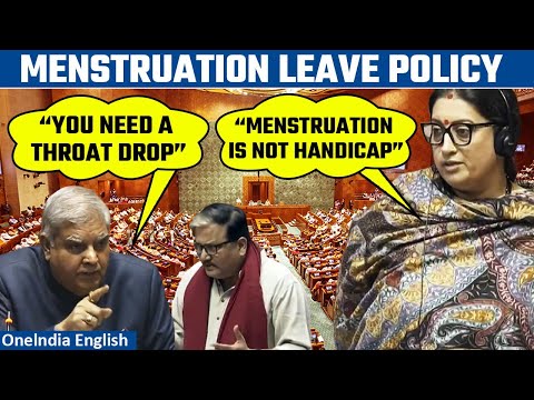 Menstruation Leave Policy: Smriti Irani opposes paid period leave for women| Oneindia News