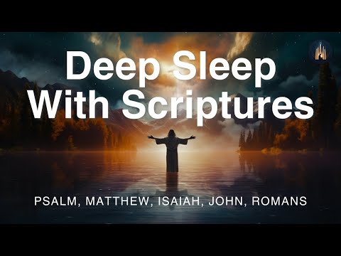 Soothing Bible Narration | Fall Asleep Fast | Deep Sleep With Bible Verses | Scripture Meditation