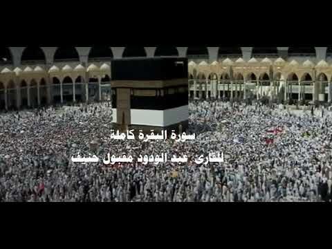 سورة البقرة كاملة - للقارئ: عبد الودود مقبول حنيف...