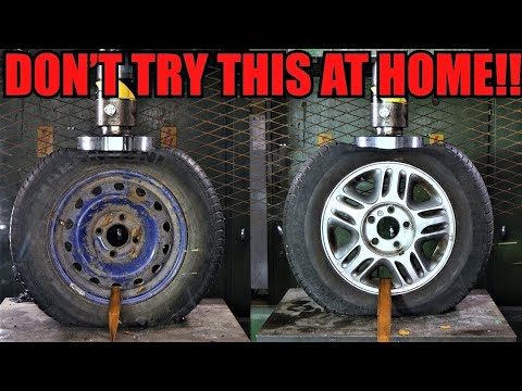 Best Dangerous and Strongest Hydraulic Press Moments Compilation VOL 4