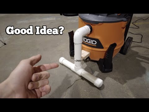 DIY Shop Vac Mod  -  Super Wide Walk-Behind Attachment