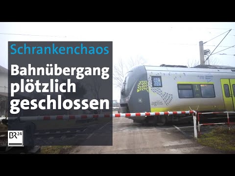 Bahn&uuml;berg&auml;nge in Weichering: Pl&ouml;tzlich repariert und pl&ouml;tzlich geschlossen | Abendschau | BR24