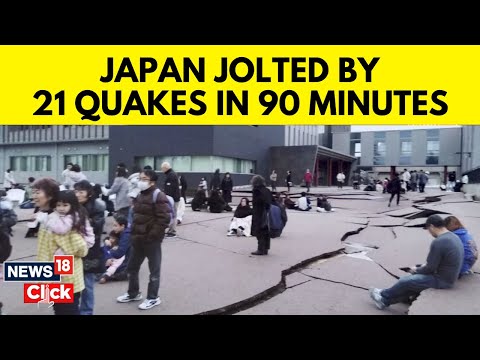 Japan Earthquake Today | Japan Hit By 21 Earthquakes Of Above 4.0 Magnitude In 90 Minutes | N18V